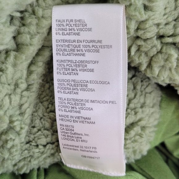 FREE PEOPLE joplin cozy sherpa jacket Sz M NEW - Picture 10 of 11